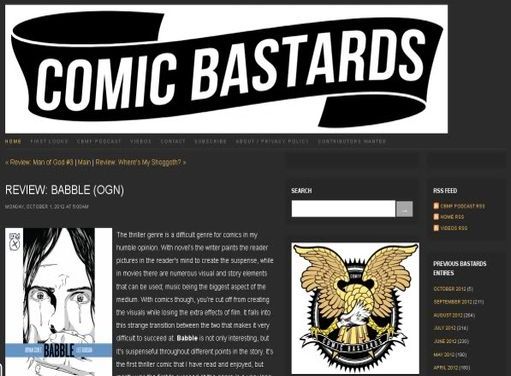 Comic Bastards look at Babble...