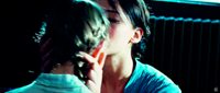 KATNISS AND PRIMROSE SAYING GOODBYE