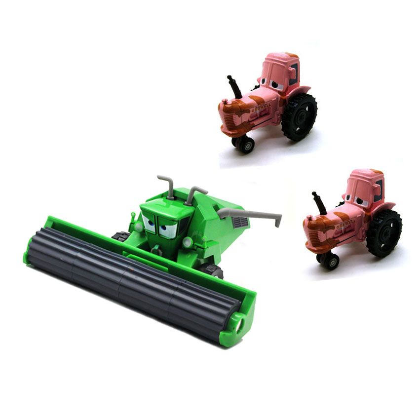 Disney Pixar Movie Cars Diecast Tractor Chewall Frank Combine Harvester