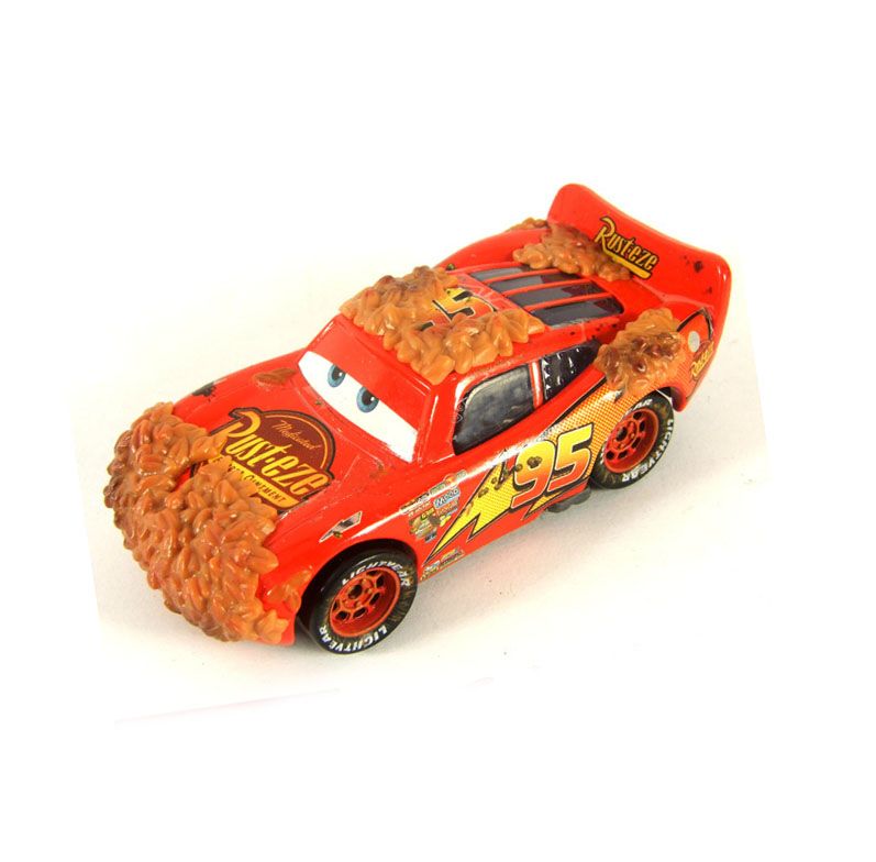 Disney Pixar Cars Diecast Nature Drive Lightning Mcqueen With Leaves