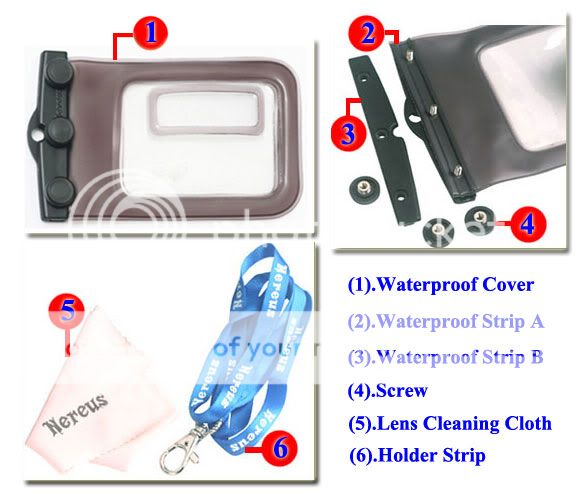 Waterproof Under Water Digital Camera Case Dry Bag WP1  