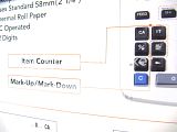 CASIO THERMAL PRINTING CALCULATOR desktop business   DR 