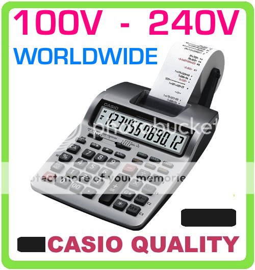 CASIO PRINTING CALCULATOR desktop business  ONLINE HR 100TM