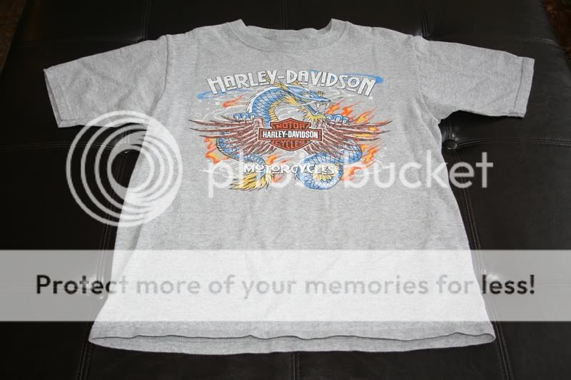 Harley Davidson Boys Large T shirt Shirt  