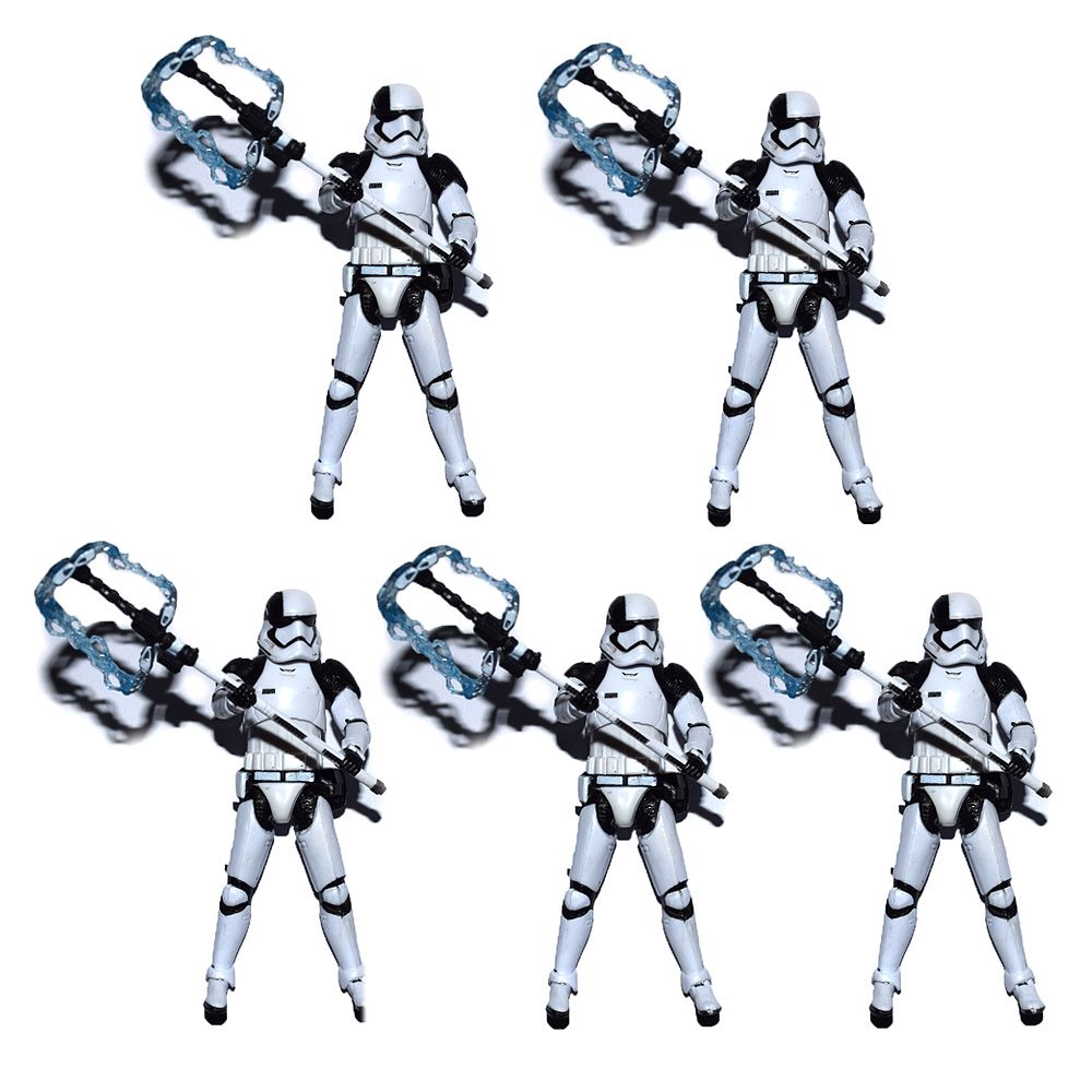 Lot of 5 Star Wars First Order Stormtrooper Executioner W// Stand 3.75/" Figure