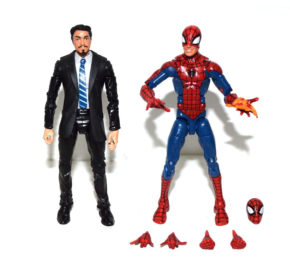 marvel legends black suit spiderman