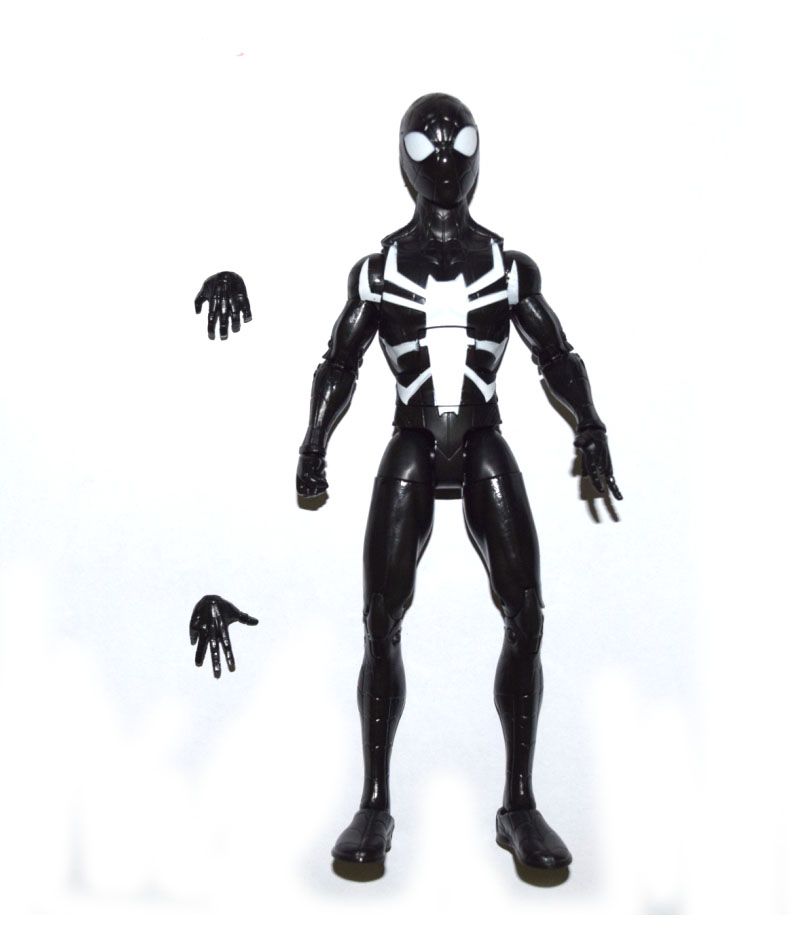 white spiderman toy