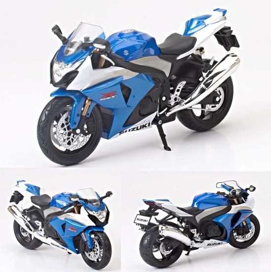 12 Suzuki GSXR1000 Racing Motor Bike Motorcycle Model 2 Color for