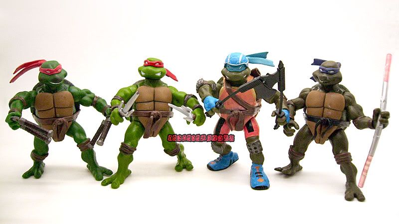 TMNT Teenage Mutant Ninja Turtles 6/" Loose Figure Set