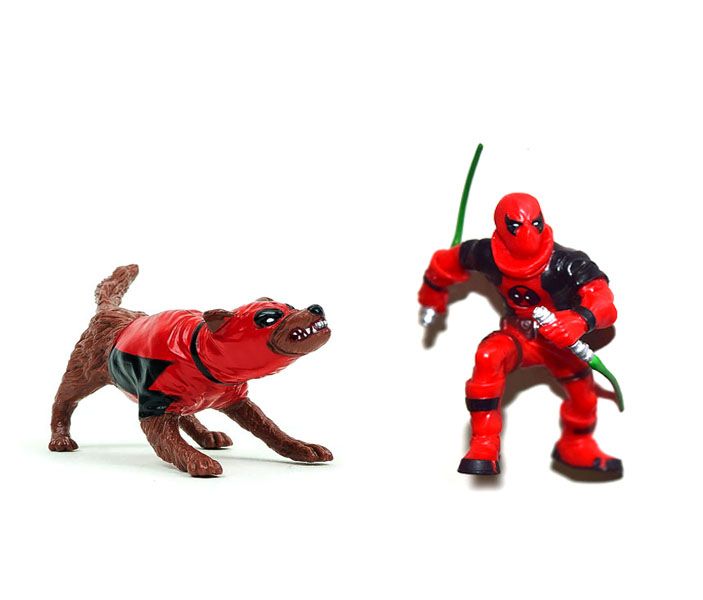 Marvel Universe 3.75/" Deadpool Dogpool Kidpool Loose Action Figure UK