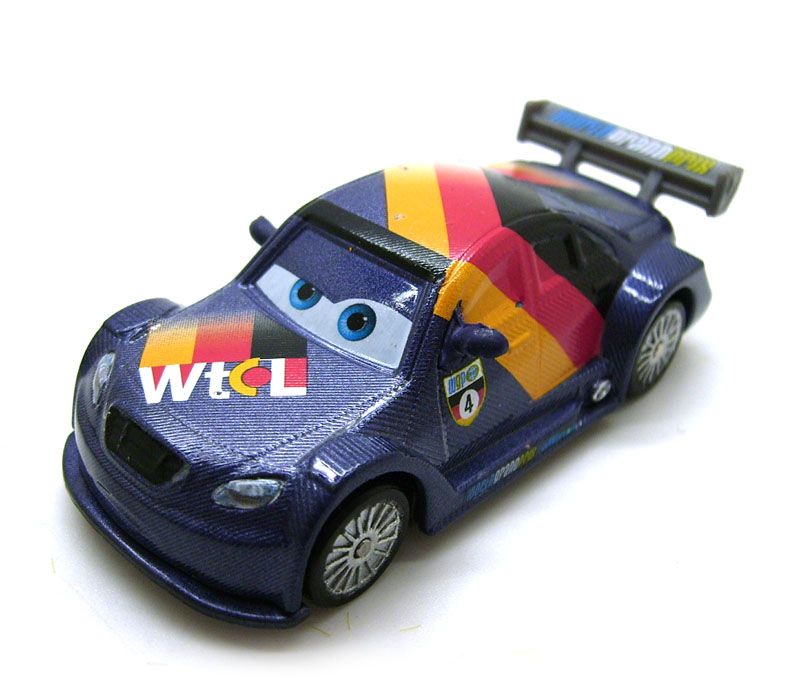 Disney Pixar Movie Cars Diecast Toy Car Vehicle WTCL 4 Belgium Racer Loose