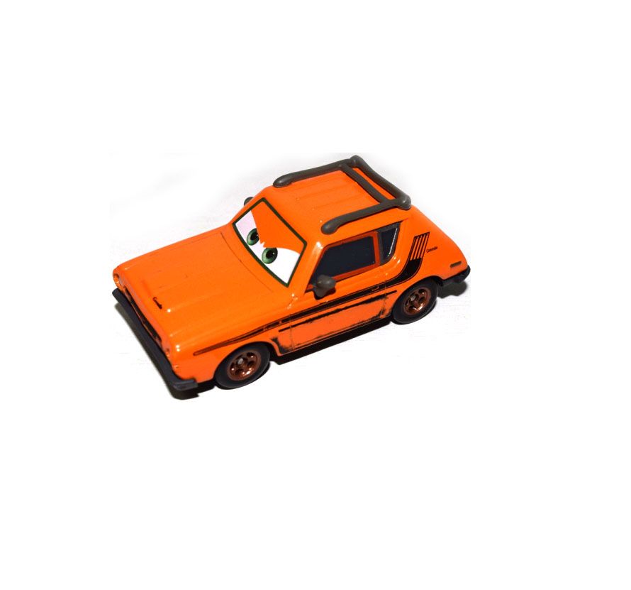 orange toy car